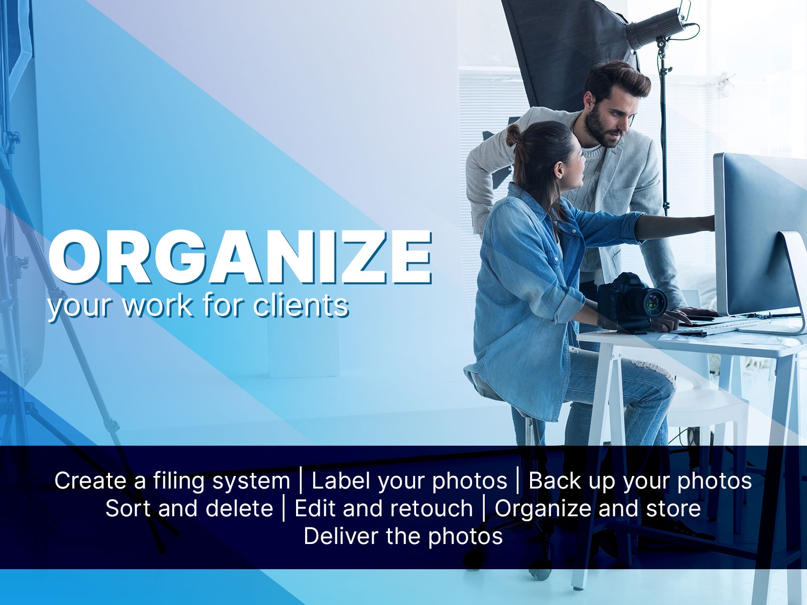 Organize your work for clients